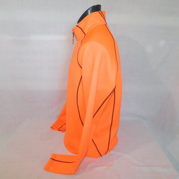 Sunice Men's L Allendale 2.0 Water Repellant Golf Pullover Orange / Dragon Fire - Picture 9 of 12